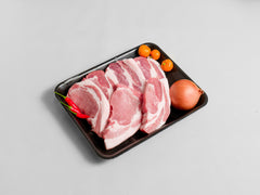 Pork Chops Skin On 1kg